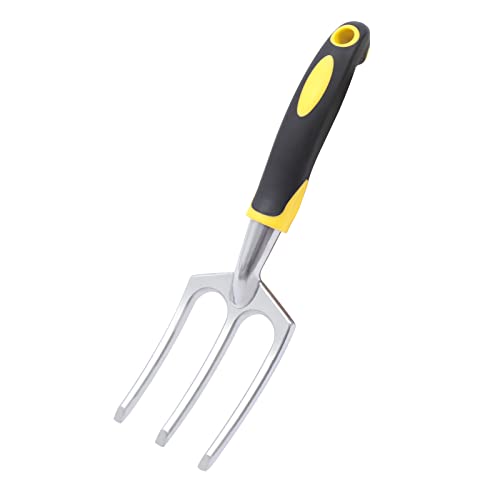 WOQLIBE Tenedor de jardín horquilla para jardín con mango corto Cover