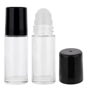 Grevosea 2 szt. butelki kosmetyczne z kulką