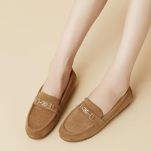 Image of Women's Loafer Shoes Leisure Slip On Work Shoes Comfort Walking Flats