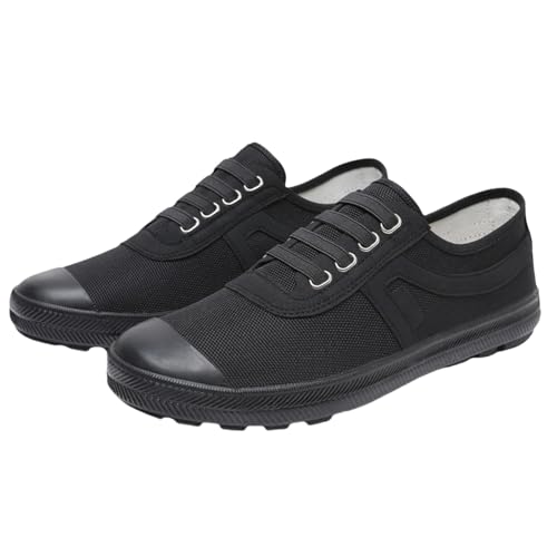 Zapatillas de goma para hombre, con puntera ancha, de camuflaje, informales, con diseño de colores contrastantes, Black, 38 2/3 EU