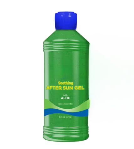 New Ba.nanas-Boat After Sun Aloe Vera Gel Sunburn Relief Cooling Moisturizing Skin Care Soothing Hydrating Non-Greasy Lightweight All Skin Types Outdoor Use 16 fl oz