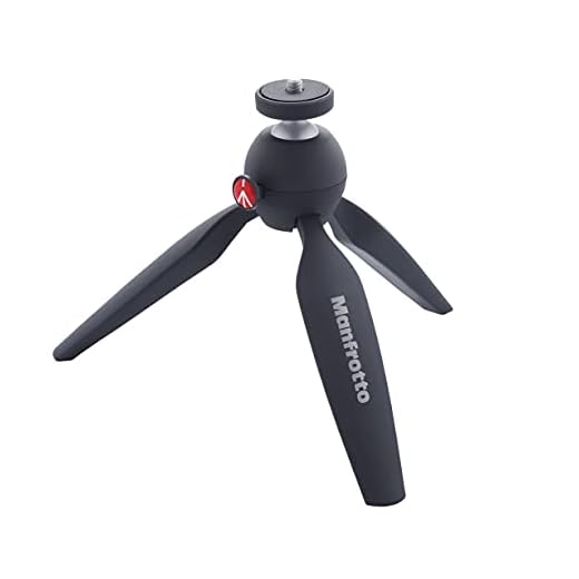 Manfrotto PIXI Mini Tripod, Black (MTPIXI-B)