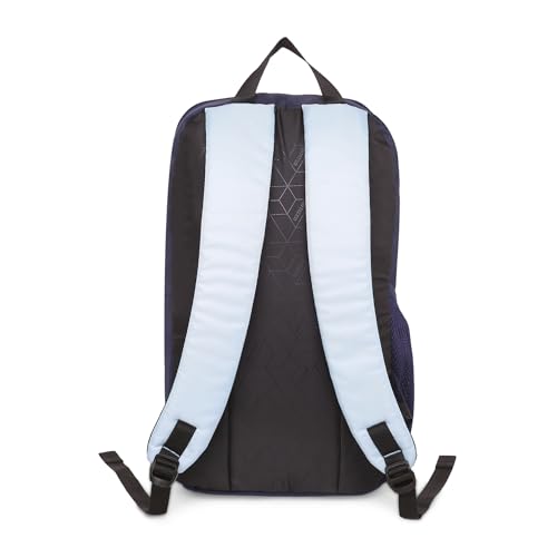 Image of Citizen Ultimate Gym Bag 17L - Quick Access Pocket, Separate Shoe Compartment, Bottle Holder, Reflective Strips for Safety, Adjustable Shoulder Strap, Lightweight-Men & Women-Navy Blue Firozi