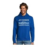 RadioStream Sudadera Capucha Joy Divicion (M, Azul Royal)