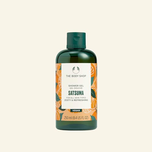 The Body Shop Satsuma Shower Gel (1x 250ml), Zesty Womens Shower Gel, Fruity Citrus Body Wash for All Skin Types, Shower Foam with 92% Natural Origin, Vegan Body Care - Image 2