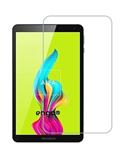 Engo Hometech Alfa 10T Pc İle Uyumlu Ekran Koruyucu 9H Temperli Kırılmaz Esnek Nano Cam, Çizilmeye Ve Darbeye Dayanıklı Koruma, HD Şeffaf