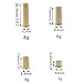 DGZZI 8PCS Golf Club Weight Head Accessory Golf Brass Plug Weight Tip Golf Weighted Spike for Use with 0.355 Inch Golf Club Head and Steel Component