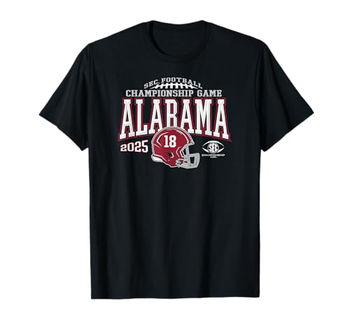 Alabama Crimson Tide SEC Championship 2025 Football T-Shirt