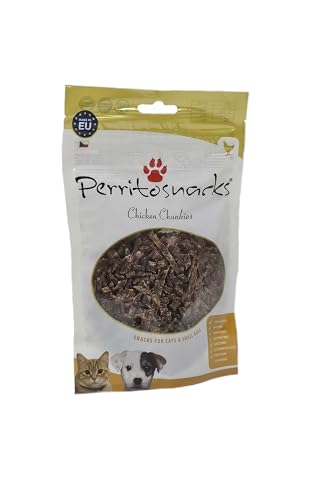 Perrito Hundeleckerli Chicken Chunkies, kleine Hühnerfleischstücke, 1er Pack (1 x 100 g)