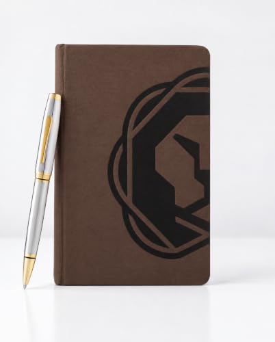 Image of Cross Gift Set | Coventry Chrome Medalist BP with A6 Notebook Brown | Premium Pen Gift Sets