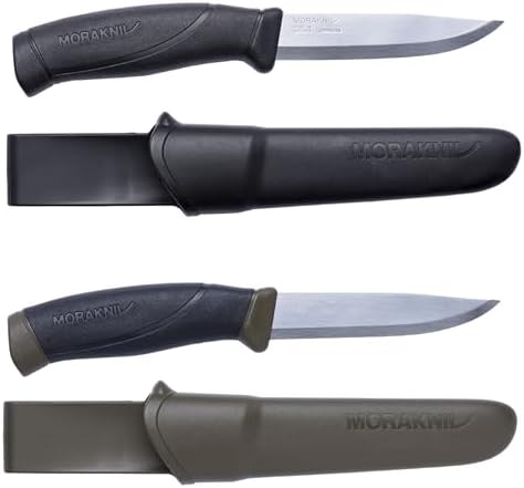 Morakniv Couteau Mora Companion S avec Fourreau – Lot de 2 – Cout...