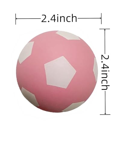 Pelotas mordibles para perros, 4 unidades, 2.4 in miniatura 2