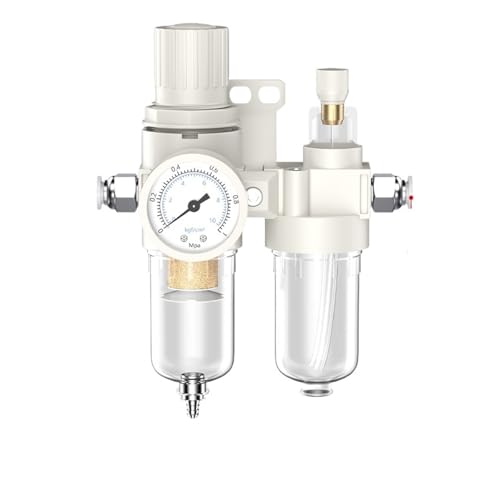 Regulador de presión para compresor con separador de aceite y agua AFC