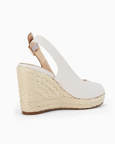 Image of Juliet Holy Womens Wedge Sandals Peep Toe Espadrilles Platform Ankle Strap Slingback Comfort Summer Dressy Shoes