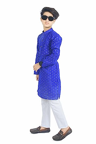 Image of Trendy and Stylish Printed Kids Kurta | Butik Designs for Fashionable Children