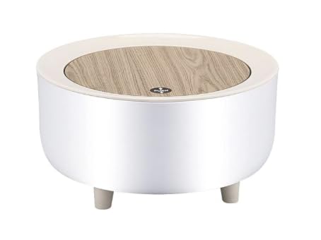 Faubourg - Mini bote de basura de escritorio, organizador de mostrador de baño con tapa abierta, soporte para aperitivos de cocina, plástico, para