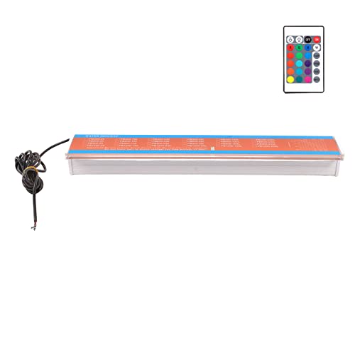 Cascada LED multicolor con canal acrílico transparente para fuentes de estanques modernos 6