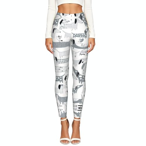 Leggings de perro salchicha ropa de gimnasio de mujer mallas deportivas elasticas 2