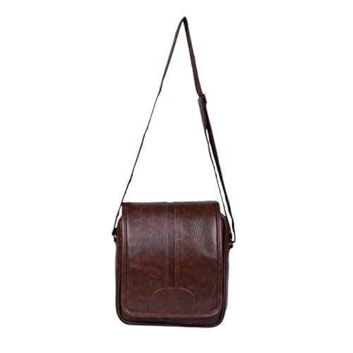 Image of Unique Side Bag One Side Shoulder Bag For Men & Women Leatherite bag Travel Bag Trendy Bag Leather Bag Office Bag