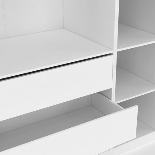 Dressing modulable TAYLOR 200 x 55 x 200 cm - vue 9