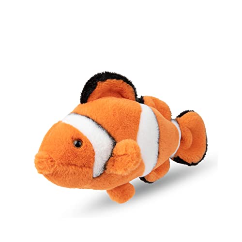 WWF 01285 – Peluche de pez Payaso, diseño Realista, Aprox. 18 cm, maravillosamente Suave y Acogedor, se Puede Lavar a Mano WWF 01285 – Peluche de pez Payaso, diseño Realista, Aprox. 18 cm, maravillosamente Suave y Acogedor, se Puede Lavar a Mano