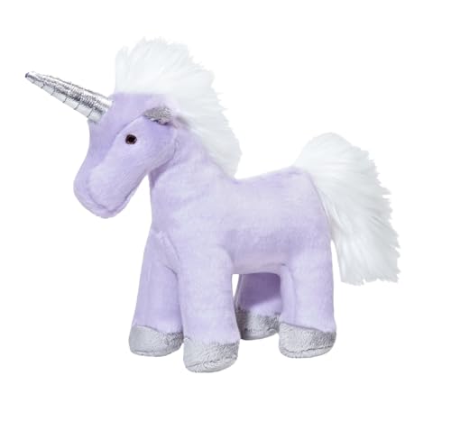 Fluff and Tuff Violet Unicorn Plush Dog Toy, All Breed Sizes