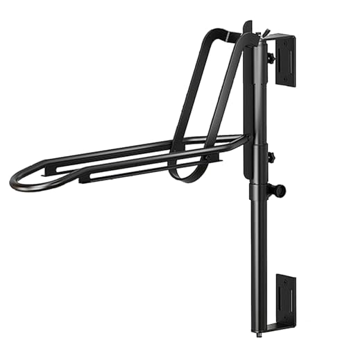 Duroecsain Portabicicletas de pared, soporte para bicicleta, almacenamiento plegable, organizador de bicicleta, plegable, ajustable, para taller, garaje, jardín, apartamento, bodega, interior y