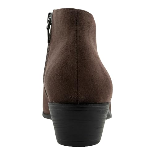 Aerosoles Women's CAYU Ankle Boot, Java Faux Suede, 9.5 Wide4