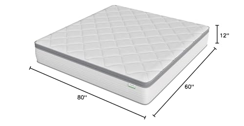 Novilla N-M02043-12-Q Queen Mattress, 12 Inch Hybrid Mattress Queen With Comfort Foam,Innerspring Pillow Top Queen Mattress In A Box thumb #1