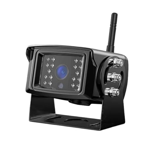 Cámara de visión Trasera Cámara Marcha Atrás Inalámbrica WiFi 5G 50 M, Grabadora DVR para Coche 720p para Camiones Autocaravanas Caravanas Remolques cámara Trasera
