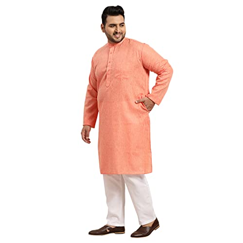 Image of SOJANYA (Since 1958, Men's Silk Blend Grey Kurta Pyjama & Silk Blend Jacket Combo