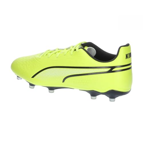 PUMA Unisex King Match Fg/Ag Fußballschuhe, Electric Lime Puma Black, 46 EU – Ansicht 3