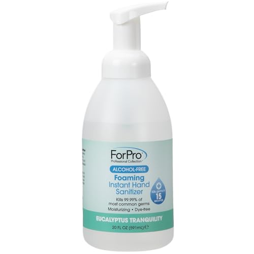 ForPro Foaming Instant Hand Sanitizer, 20oz, Eucalyptus Tranquility