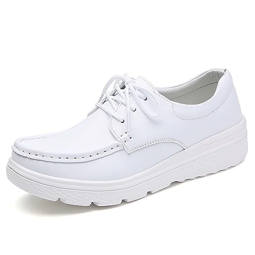 Image of Nurse Shoes for Women Nursing Shoes Zpatos para Trabajar en Restaurante de Mujer Flats for Women