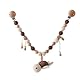 Ueiwffzo Kinderwagen Kette Baby Mobile, Kinderwagenkette Aus Holz Und Baumwolle Gehäkelt Babyspielzeug Kinderwagen Spielzeug Für Babys (Schildkröte)