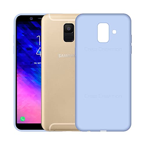 Image of Case Creation Luxurious OG Series for Samsung Galaxy J6 Case Cover,Anti-Dirty Slim Case Frosted Matte Cute Candy TPU Raised Bezel (Splash of Color) Back Cover for Samsung J6 -Purple