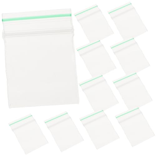 NAMOARLY 100個ミニチュア収納バッグ ドールハウスアクセサリー用 ジュエリー用密封ポーチ 整理用ミニ バッグ