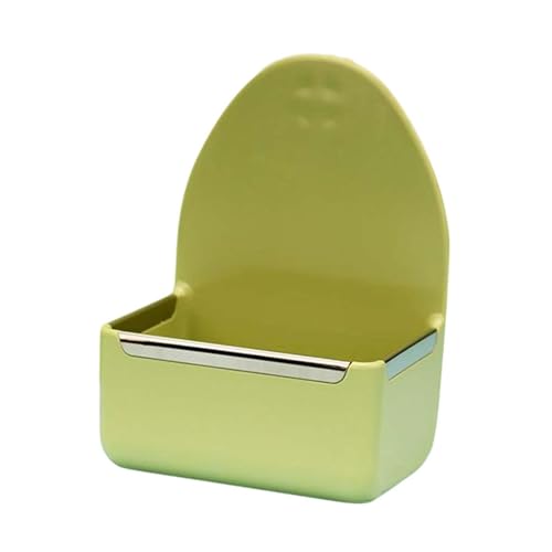 KiBcsLic Rabbit Feeder for Cage Water Bowl Hanging Bunny Food Dish Feeding Basin for Chinchilla, Green