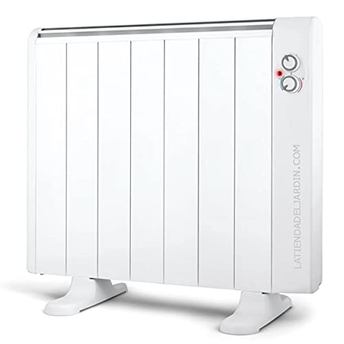 Emisor térmico 7 elementos sin aceite. 1300W. 2 niveles de potencia. Pies de apoyo incluidos.