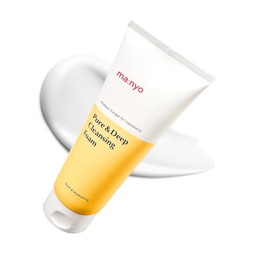 MANYO Pure & Deep Cleansing Foam, Facial Cleanser, for Double Cle...