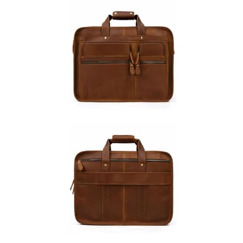 Genuine Leather Travel Carrying Cases Mens Laptop Bags Handbags Briefcases Messenger Shoulder Bags2
