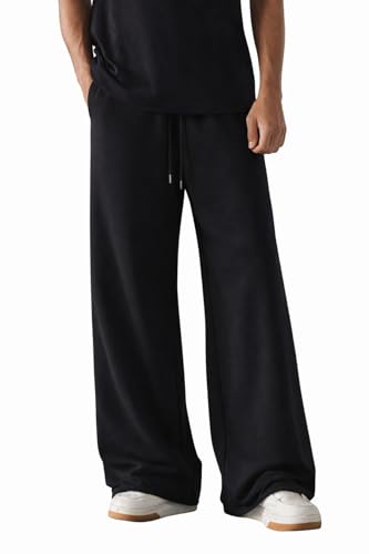 Image of Rockwell Men's Baggy Sweatpants | Cotton Terry Relaxed Fit Joggers for Men | Oversized Streetwear Track Pants | Casual Gym & Everyday Wear| 027