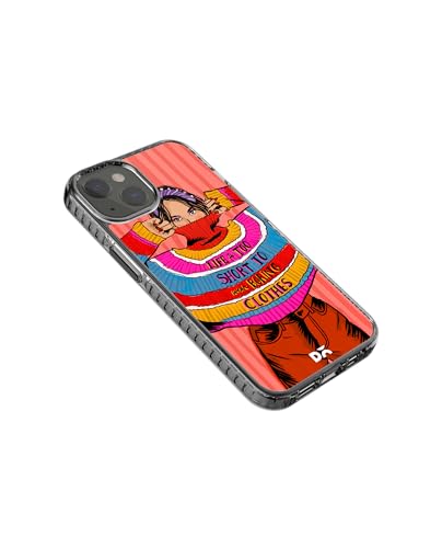 Image of DailyObjects Case for iPhone 15 Compatible with Mag-Safe Wireless Charging, Stride 2.0 Colourblock Jumper Slim Shockproof Back Cover with Inner Magnetic Ring