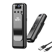 Infrared Night Vision Portable Recorder, Mini HD Body Camera with Chest Mount, Audio Recording, 180° Rotatable Lens, 32gb/64gb Options, Ideal for Sports, Outdoor & Travel (1pcs)