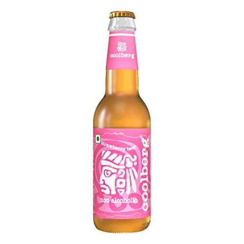 Image of Coolberg Strawberry Non Alcoholic Beer 330ml Glass Bottle - Pack of 6 (330ml x 6)