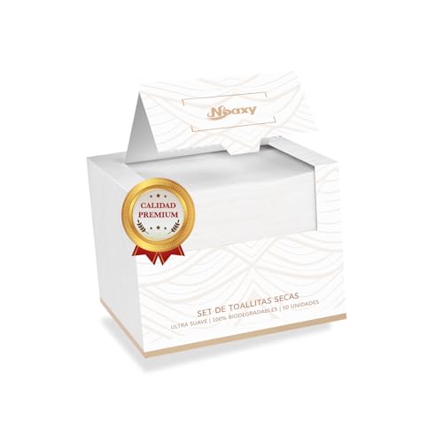 NOAXY® PREMIUM 50 toallas desechables | biodegradables | toallas facial | toallitas secas | medicube | toallitas desmaquillantes | limpieza facial | clean | desechables | clean towels for fase | skin.
