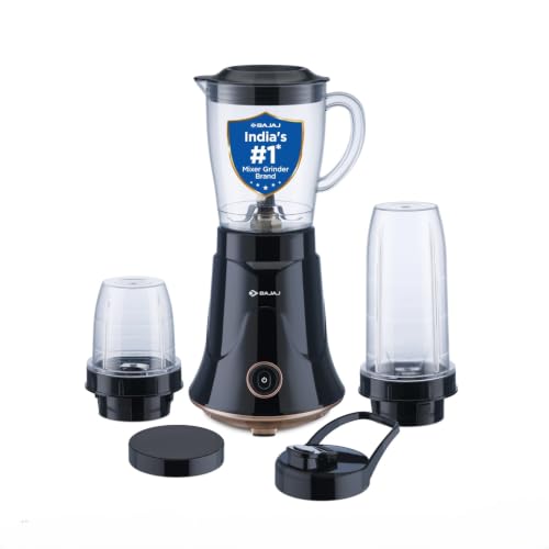 Bajaj NX-01 300 Watts Mixer Grinder | Bullet Mixer Grinder With P...