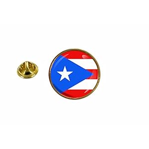 Akachafactory Speldje met vlag Puerto Porto Rico rond