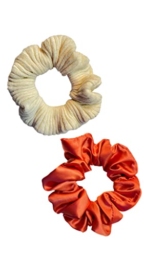 Handmade Hair Scrunchies Natural Hair Squad- Limited Edition (Pumpkin Spice)
