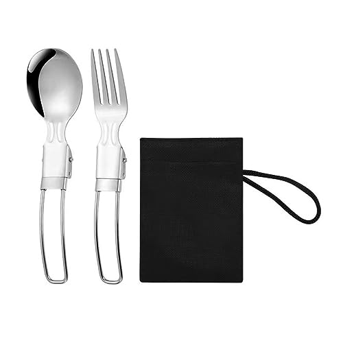 Dreneco 304 Stainless Steel Foldable Cutlery Set including Organizer Bag